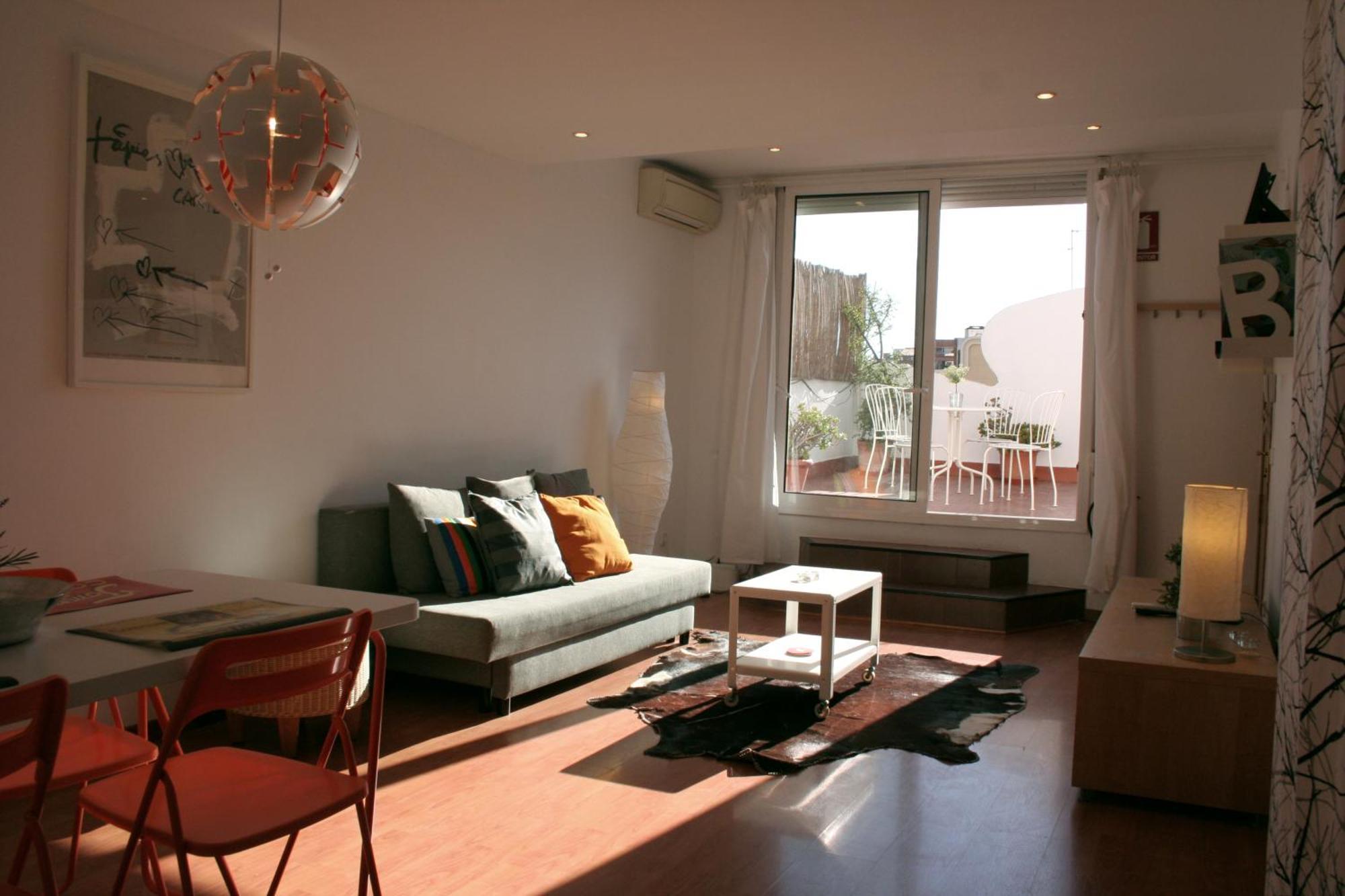 Lovely Apartment With A Terrace バルセロナ エクステリア 写真