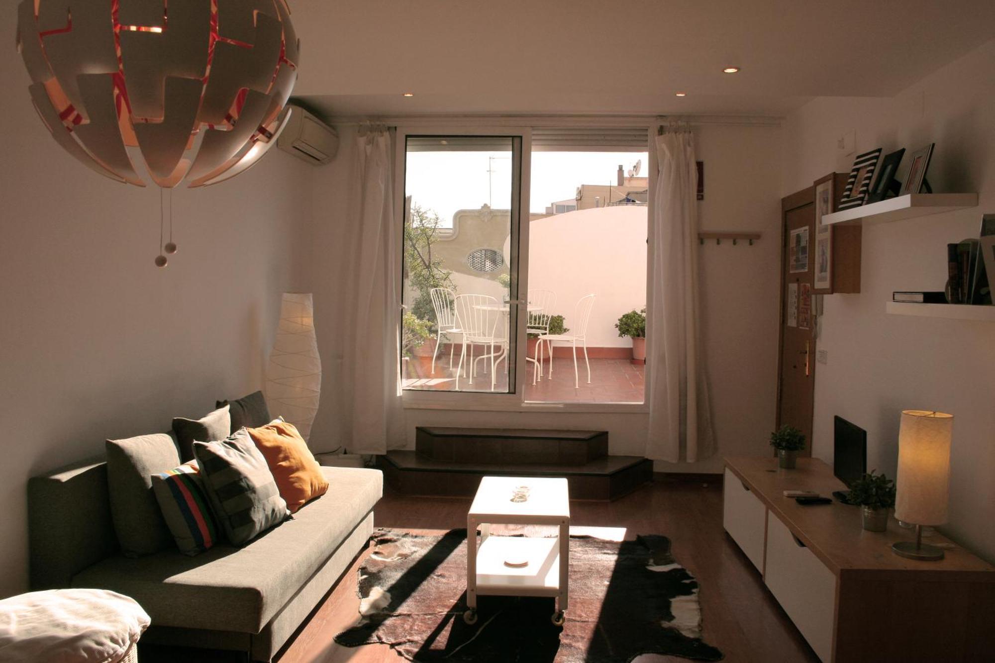 Lovely Apartment With A Terrace バルセロナ エクステリア 写真